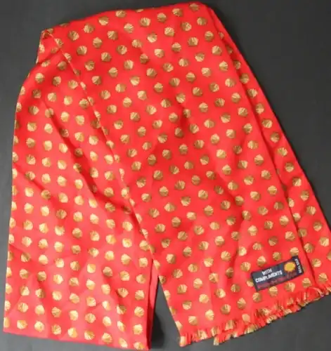 Shell Seidenschal 1970 mit Shell-Logos (2619)
