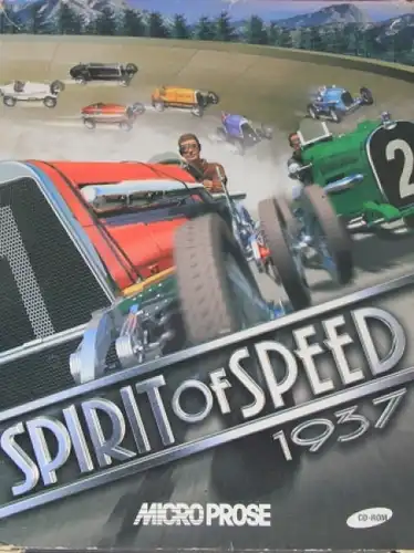 Micro Prose "Spirit of Speed 1937" 1999 Motorsport-Computerspiel (2649)