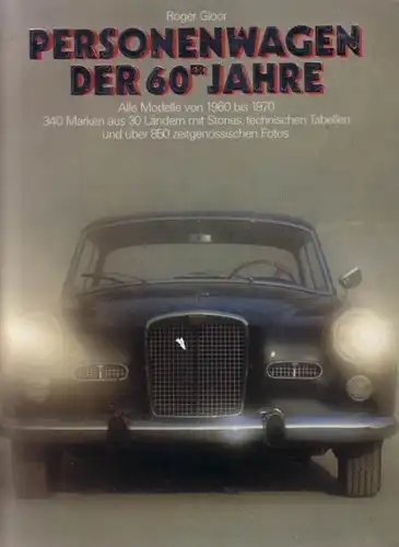 Gloor "Personenwagen der 60er Jahre" Fahrzeug-Historie 1990 (2641)
