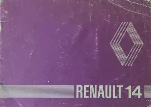 Renault 14 Betriebsanleitung 1980 (2776)