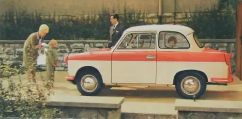 Trabant P 50 Modellprogramm 1959 Automobilprospekt (3243)