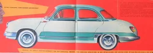 Panhard Dyna Z 1958 "Ihr bester Freund" Automobilprospekt (3269)