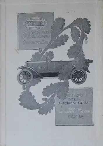 Thebis "Auto-Handbuch" Fahrzeugtechnik 1924 Band V (3298)