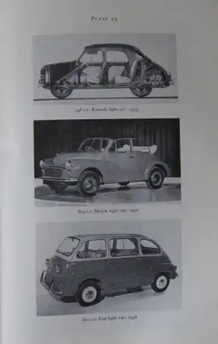 Caunter "The history and development of light cars" Kleinwagen-Historie 1957 (3303)