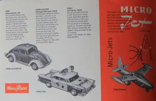 Schuco "Liliput Catalogue - Fine mechanical toys" 1958 Spielzeugkatalog (3325)