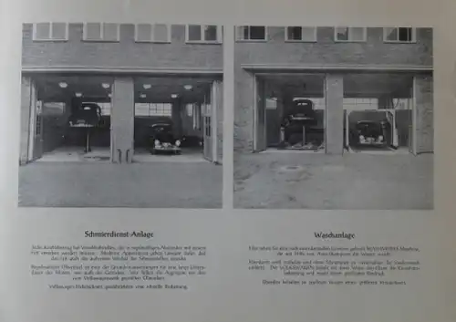 Volkswagen Modellprogramm 1951 "Ein Hamburger VW Grossbetrieb" Automobilprospekt (3367)