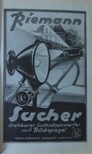 Zechlin "Anleitungen und Vorschriften für Kraftwagenbesitzer" Fahrzeugtechnik 1924 (3464)