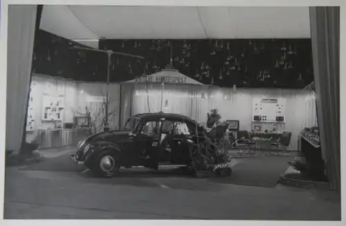 Volkswagen Käfer Peilwagen "Deutsche Bundespost" 1952 Werksfoto (3542)