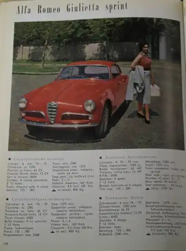 Ruffia "Auto 1955 - Internationales Jahrbuch des Kraftwagens" Automobil-Jahrbuch 1955 (9131)