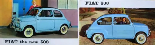 Fiat Modellprogramm 1959 Automobilprospekt (3941)