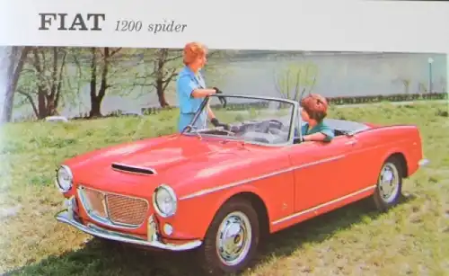 Fiat Modellprogramm 1959 Automobilprospekt (3941)