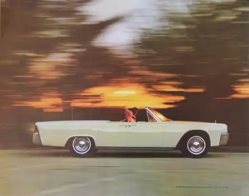 Lincoln Continental Modellprogramm 1962 Automobilprospekt (3946)