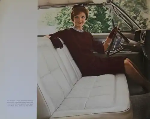Lincoln Continental Modellprogramm 1962 Automobilprospekt (3946)