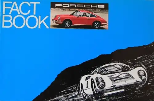 Porsche Modellprogramm 1968 "Fact Book" Automobilprospekt (3959)