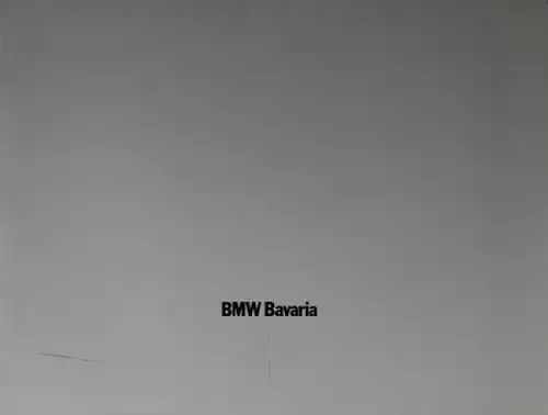 BMW Bavaria Modellprogramm 1969 Automobilprospekt (3977)