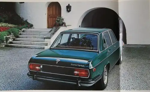 BMW Bavaria Modellprogramm 1969 Automobilprospekt (3977)