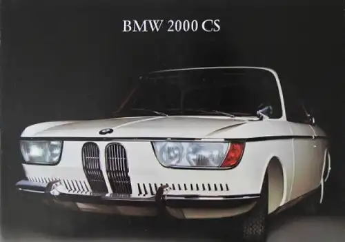 BMW 2000 CS Modellprogramm 1966 Automobilprospekt (3996)