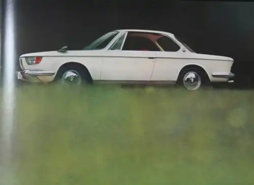 BMW 2000 CS Modellprogramm 1966 Automobilprospekt (3996)