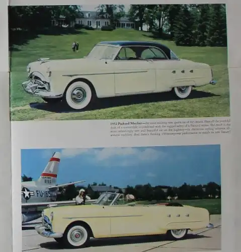 Packard Modellprogramm 1952 Automobilprospekt (4018)