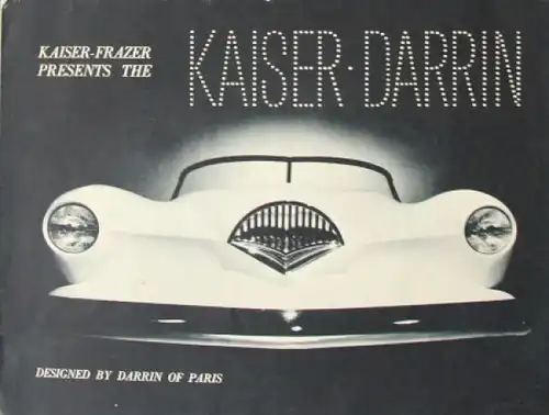 Kaiser Darrin Modellprogramm 1953 Automobilprospekt (4021)