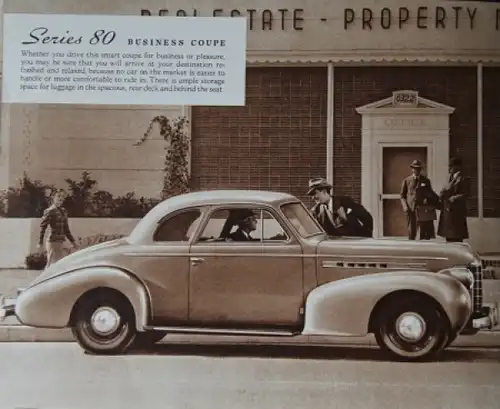 Oldsmobile Series 60/80 Modellprogramm 1938 Automobilprospekt (4048)