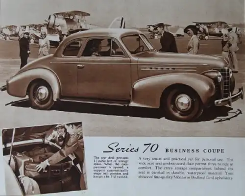 Oldsmobile Series 60/80 Modellprogramm 1938 Automobilprospekt (4048)