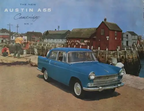 Austin A55 Cambridge MK II Modellprogramm 1960 Automobilprospekt (4062)