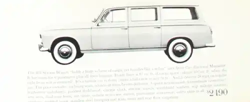 Peugeot 403 Modellprogramm 1960 Automobilprospekt (4063)