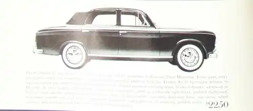 Peugeot 403 Modellprogramm 1960 Automobilprospekt (4063)