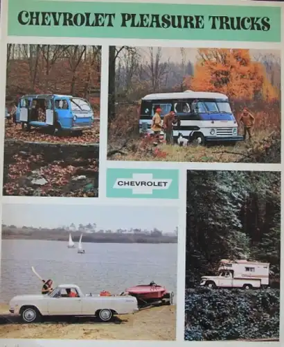 Chevrolet Trucks Modellprogramm 1965  Lastwagenprospekt (4072)