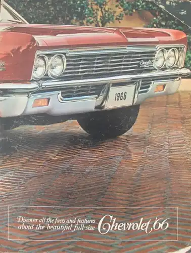 Chevrolet Modellprogramm 1966 Automobilprospekt (4101)