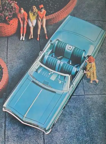 Chevrolet Modellprogramm 1966 Automobilprospekt (4101)