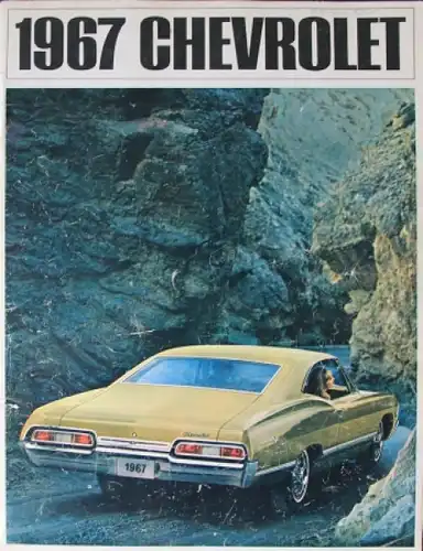 Chevrolet Modellprogramm 1967 Automobilprospekt (4137)