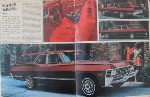 Chevrolet Modellprogramm 1967 Automobilprospekt (4137)