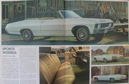 Chevrolet Modellprogramm 1967 Automobilprospekt (4137)