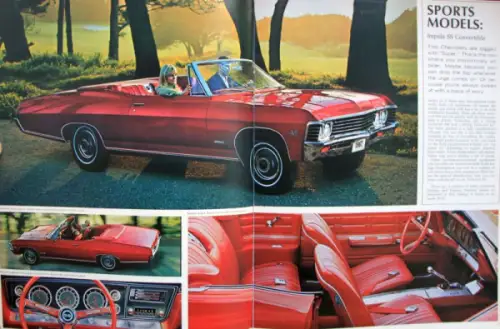 Chevrolet Modellprogramm 1967 Automobilprospekt (4137)