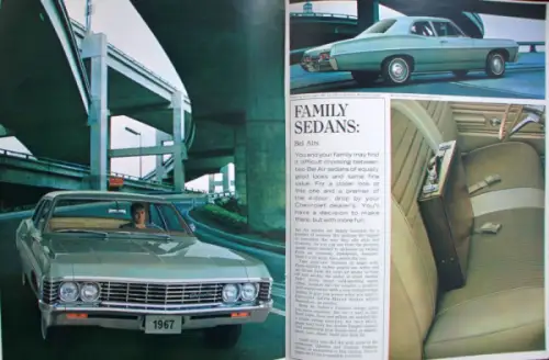 Chevrolet Modellprogramm 1967 Automobilprospekt (4137)