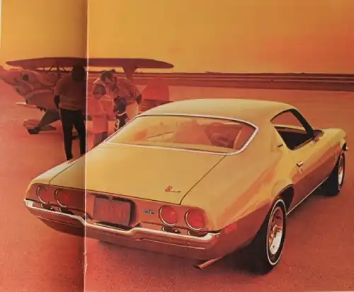 Chevrolet Camaro Modellprogramm 1973 Automobilprospekt (4140)