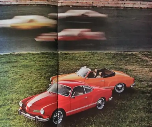 Volkswagen Modellprogramm 1973 "More than a beetle" Automobilprospekt (4225)