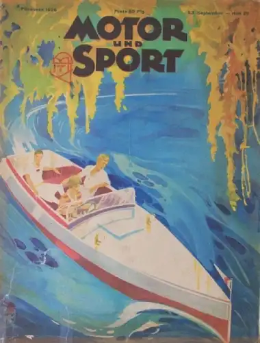 "Motor & Sport" Motor-Zeitschrift Pössneck 1928 (4399)
