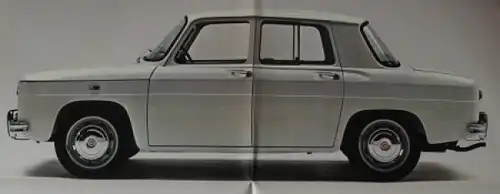 Renault 8 Modellprogramm 1962 Automobilprospekt (4449)