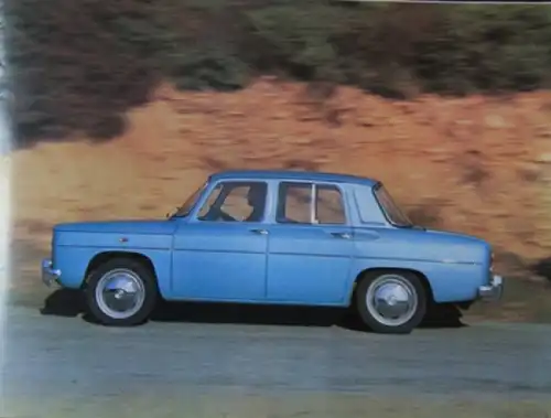 Renault 8 Major 1100 Modellprogramm 1964 Automobilprospekt (4454)