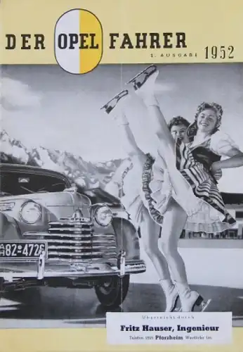 "Der Opel Fahrer" Opel Firmenmagazin 1952 (4496)