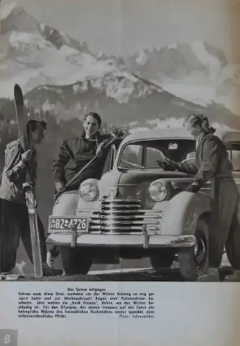 "Der Opel Fahrer" Opel Firmenmagazin 1952 (4496)