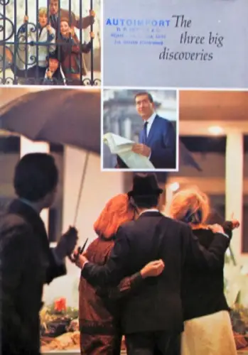 Opel Kapitän Admiral Modellprogramm 1964 "The three big discoveries" Automobilprospekt (4699)