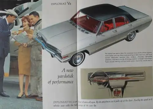 Opel Kapitän Admiral Modellprogramm 1964 "The three big discoveries" Automobilprospekt (4699)