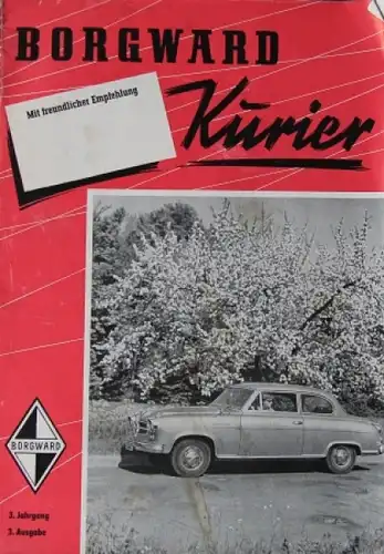 "Borgward Kurier" Firmen-Magazin 1957 (4714)