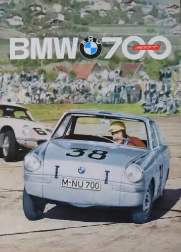 BMW 700 Sport Modellprogramm 1961 Automobilprospekt (4734)
