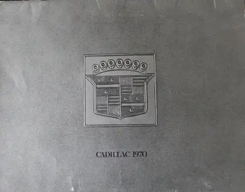 Cadillac Modellprogramm 1970 Automobilprospekt (4768)