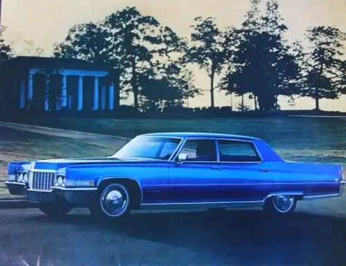 Cadillac Modellprogramm 1970 Automobilprospekt (4768)